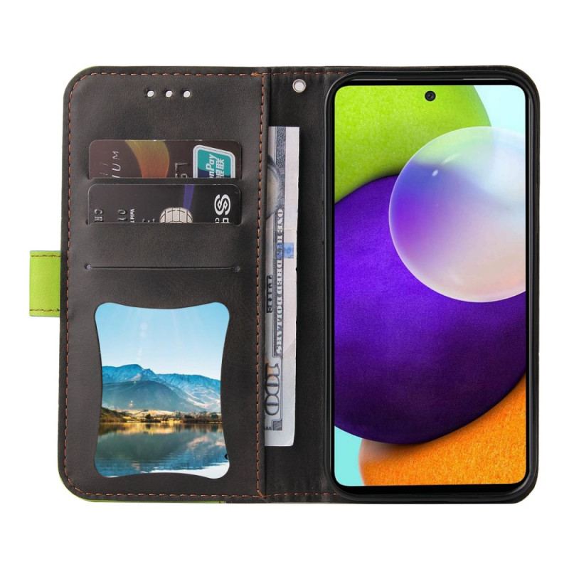 Læder Cover Samsung Galaxy A72 4G / A72 5G To-tonet