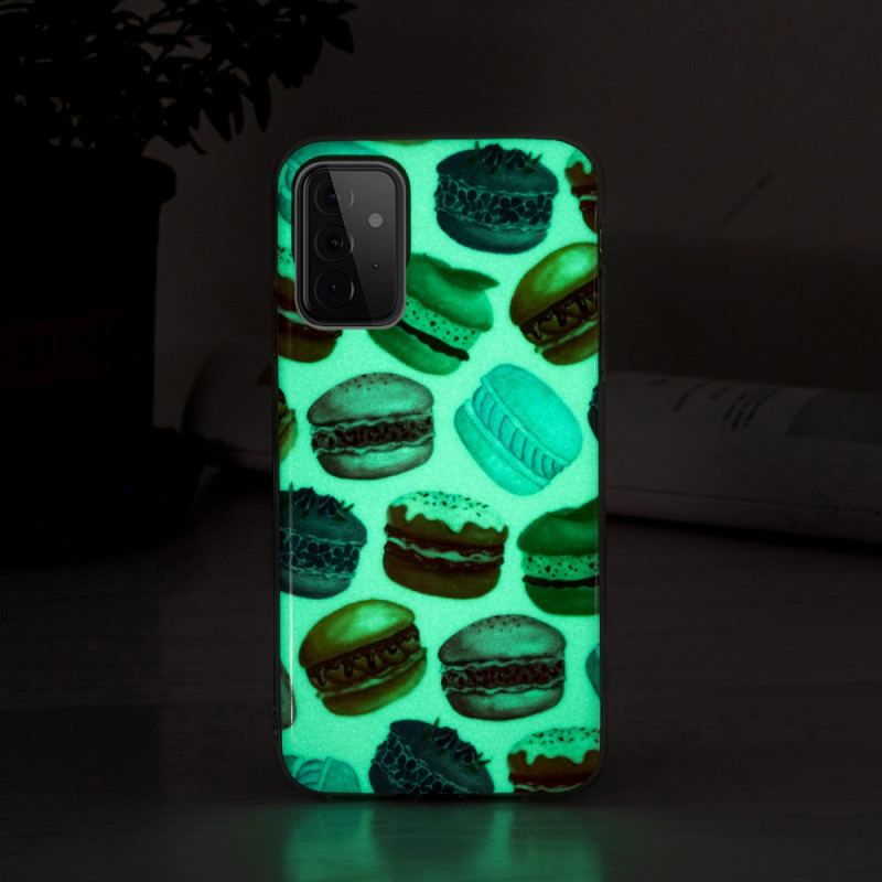 Mobilcover Samsung Galaxy A72 4G / A72 5G Fluorescerende Makroner