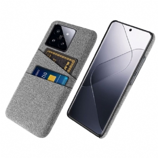 Cover Xiaomi 14 Pro Telefon Etui Stofkortholder