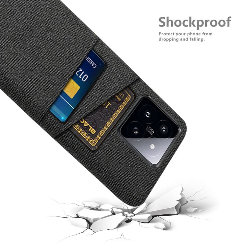 Cover Xiaomi 14 Pro Telefon Etui Stofkortholder