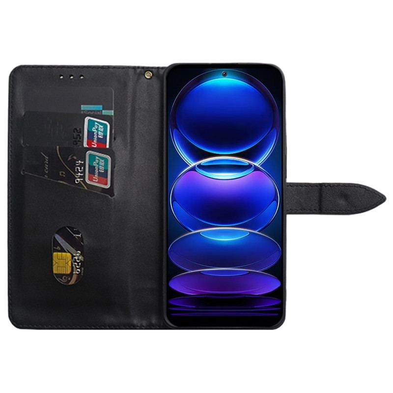 Flip Cover Xiaomi 14 Pro Idewei Dekorative Nitter