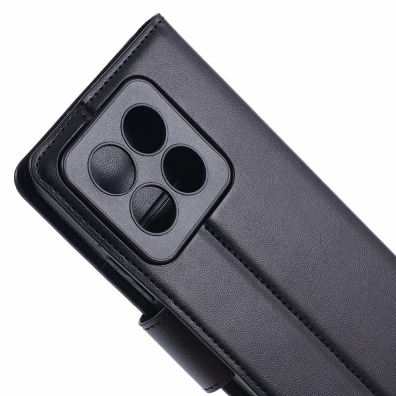 Læder Cover Xiaomi 14 Pro Telefon Etui Mølleserie Hanman