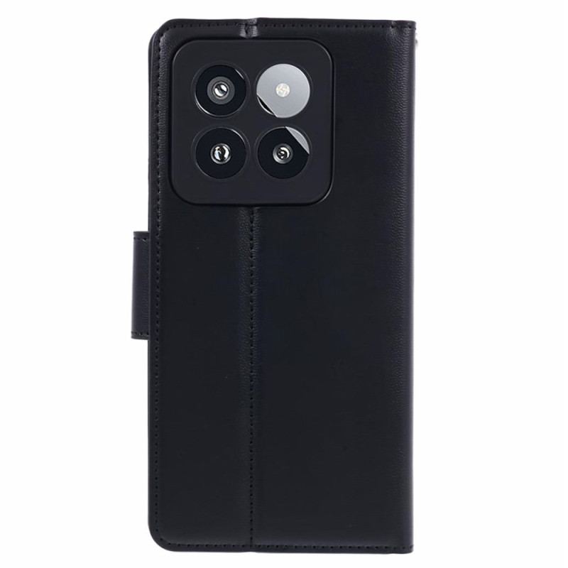 Læder Cover Xiaomi 14 Pro Telefon Etui Mølleserie Hanman