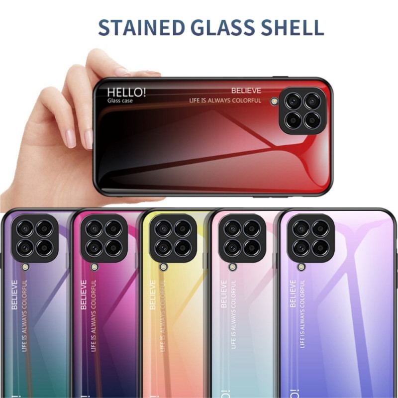 Cover Samsung Galaxy M53 5G Hærdet Glas Hej