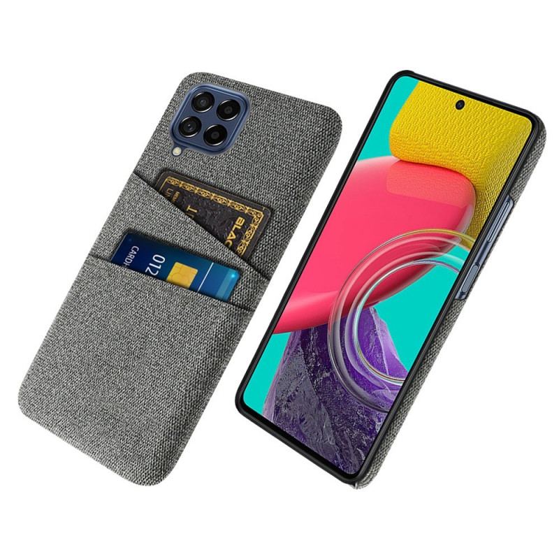 Cover Samsung Galaxy M53 5G Kortholder I Stof