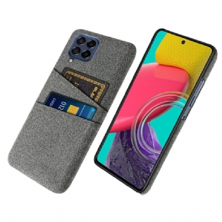 Cover Samsung Galaxy M53 5G Kortholder I Stof