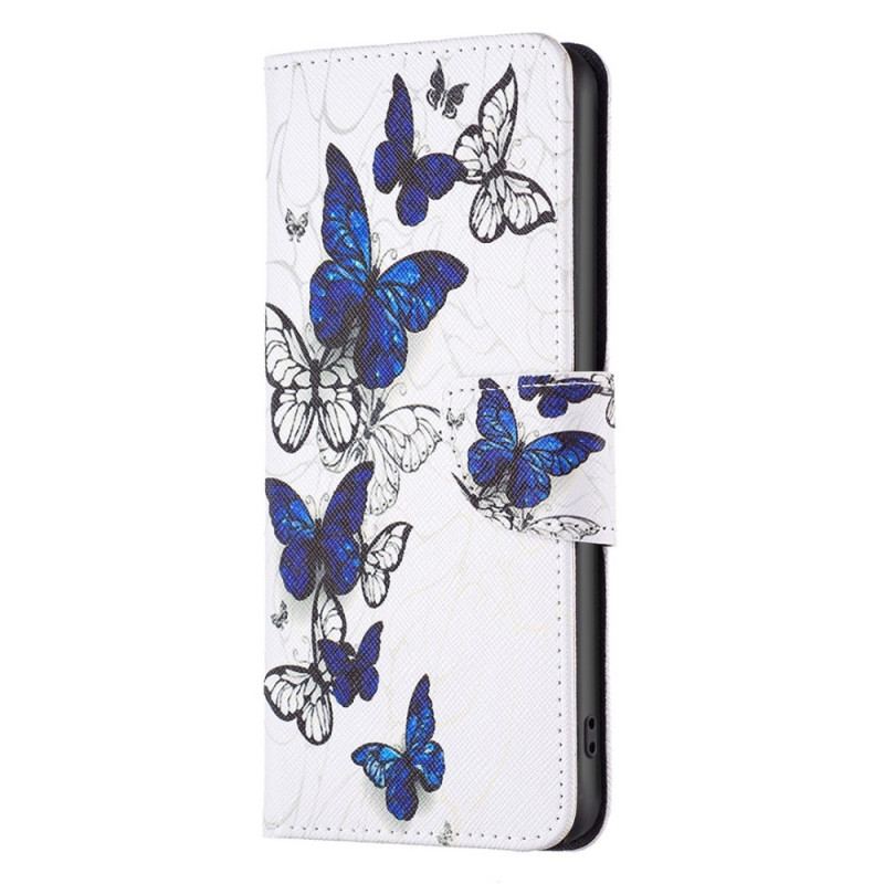 Flip Cover Samsung Galaxy M53 5G Afvis Sommerfugle