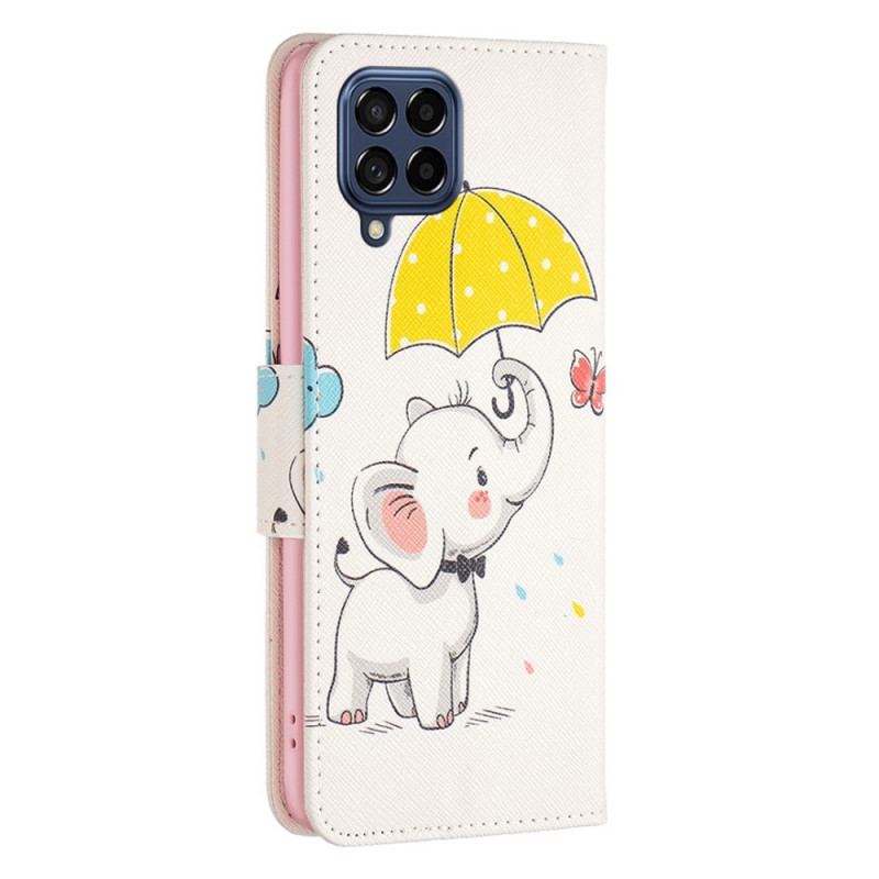 Flip Cover Samsung Galaxy M53 5G Baby Elefant