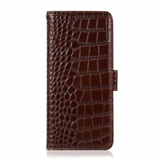 Flip Cover Samsung Galaxy M53 5G Crocodile Style Rfid