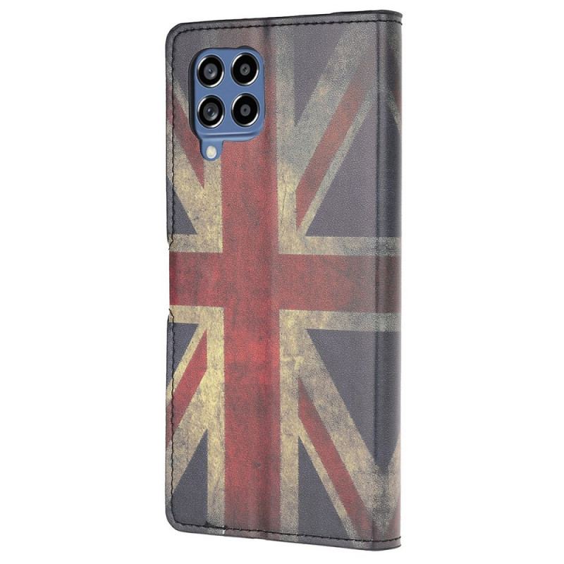 Flip Cover Samsung Galaxy M53 5G Engelsk Flag