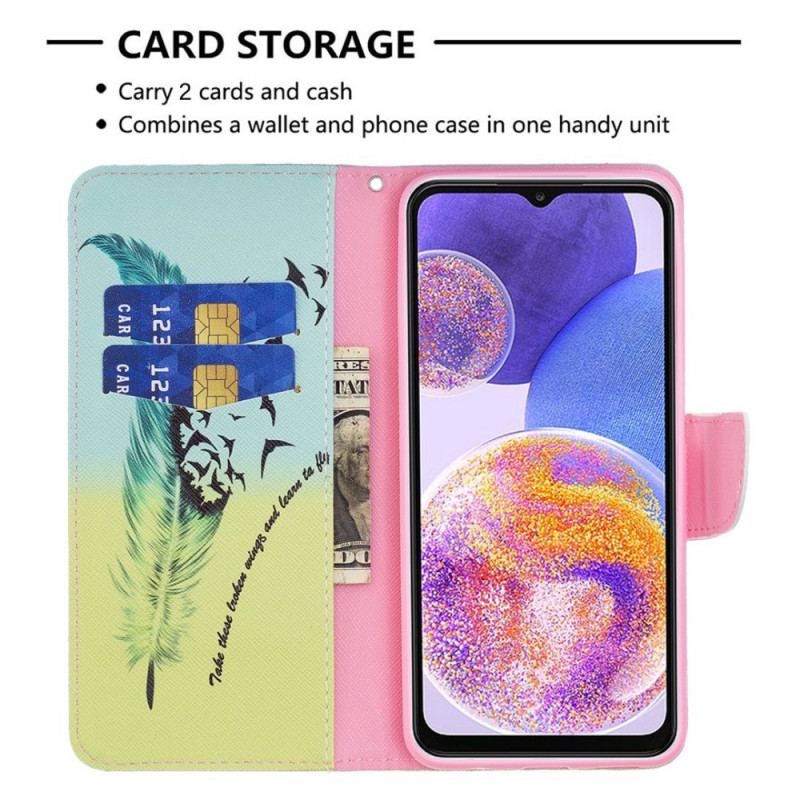 Flip Cover Samsung Galaxy M53 5G Fjer