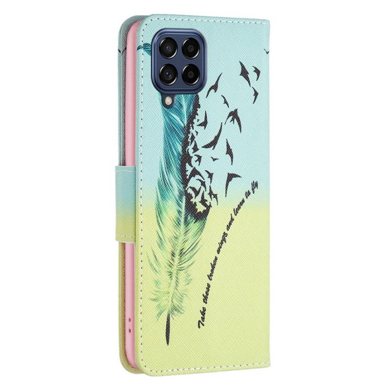 Flip Cover Samsung Galaxy M53 5G Fjer