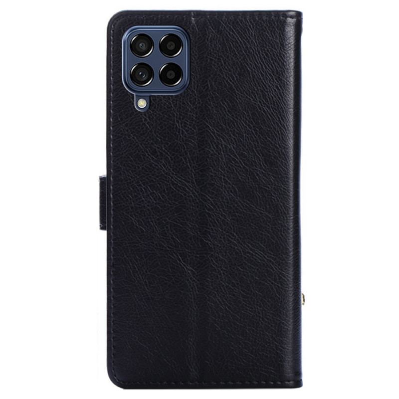 Flip Cover Samsung Galaxy M53 5G Forreste Møntpung Og Snor