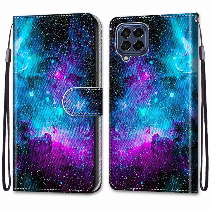 Flip Cover Samsung Galaxy M53 5G Kosmisk Himmel