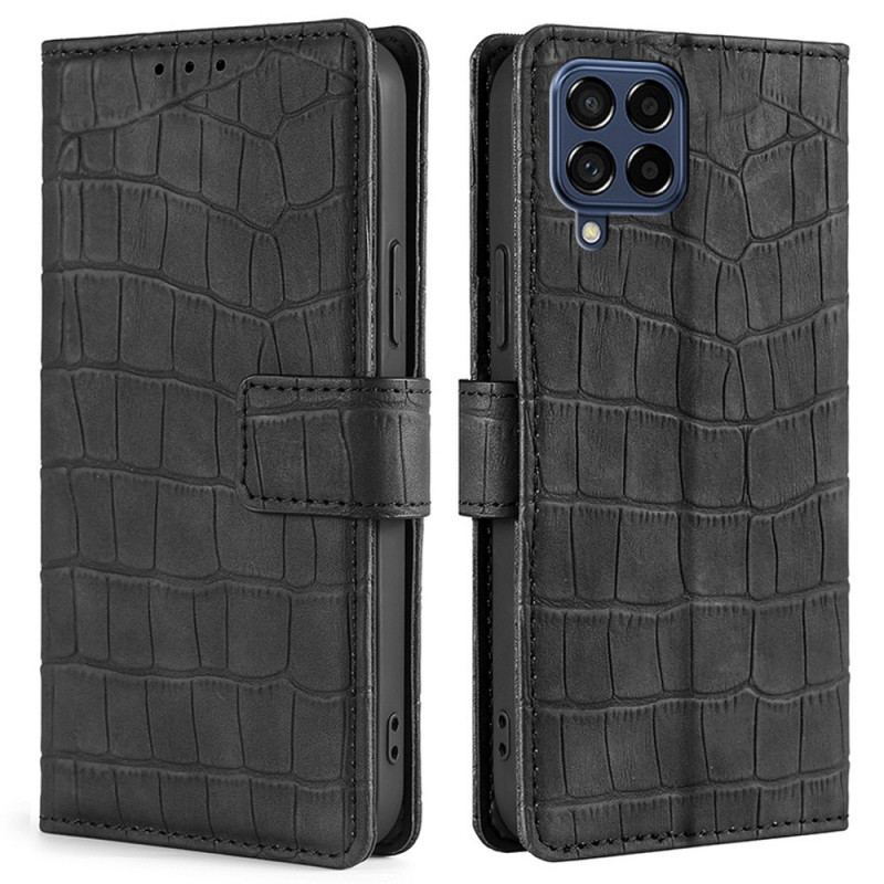 Flip Cover Samsung Galaxy M53 5G Krokodillehudstil