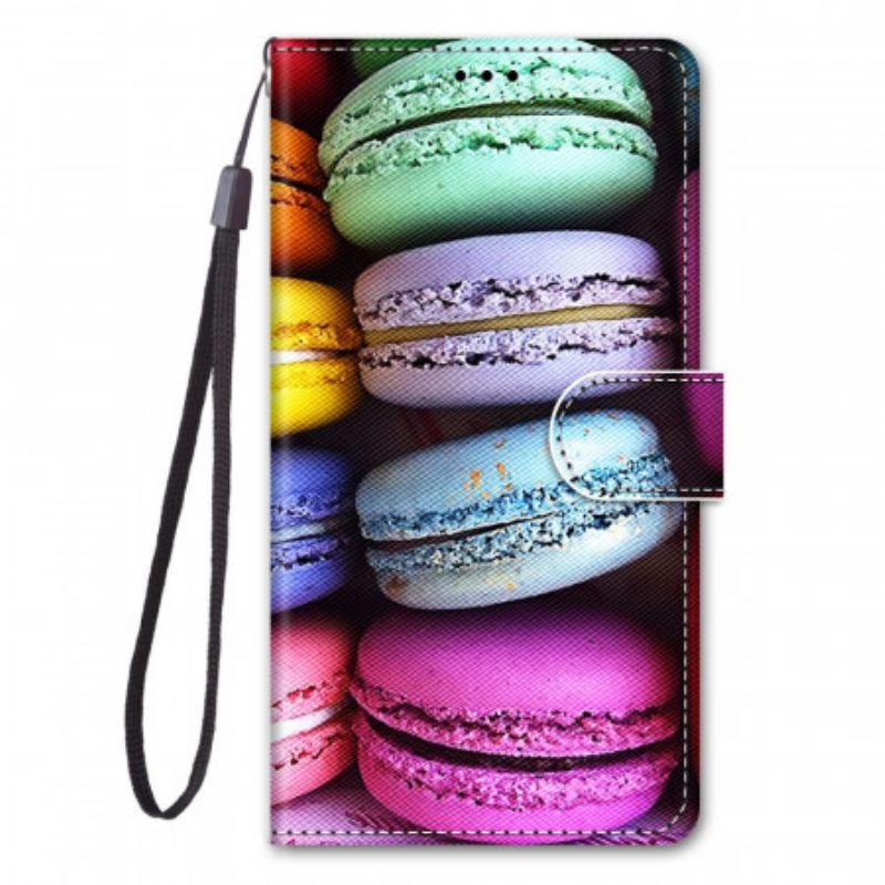 Flip Cover Samsung Galaxy M53 5G Macarons