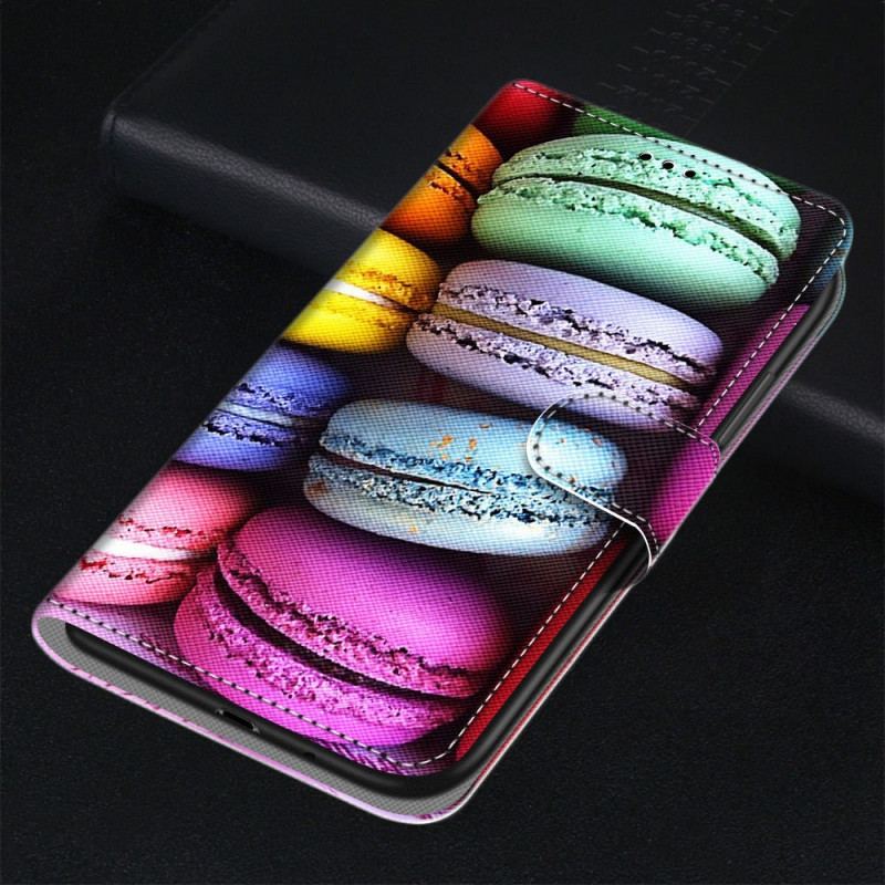 Flip Cover Samsung Galaxy M53 5G Macarons