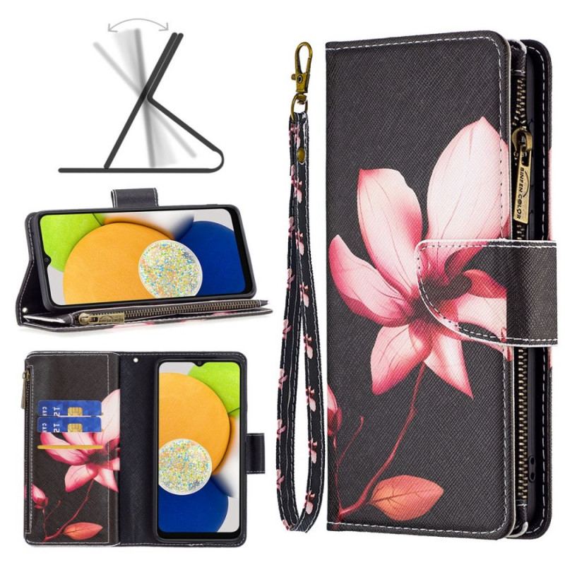 Flip Cover Samsung Galaxy M53 5G Punge Etui Blomster Tegnebog