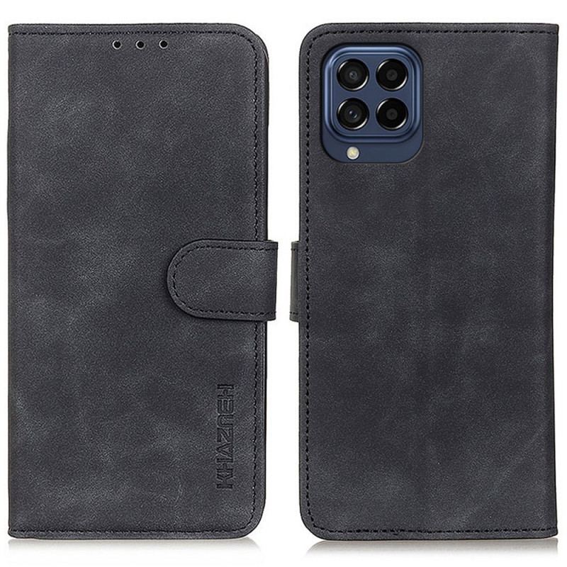 Læder Cover Samsung Galaxy M53 5G Khazneh Vintage Lædereffekt