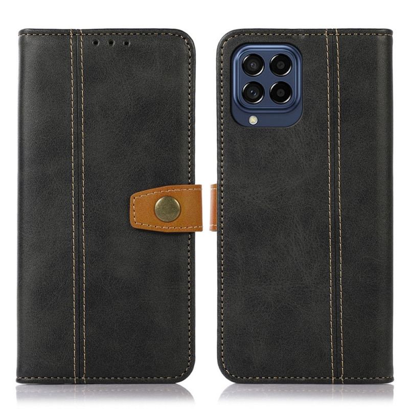 Læder Cover Samsung Galaxy M53 5G Vintage Rem