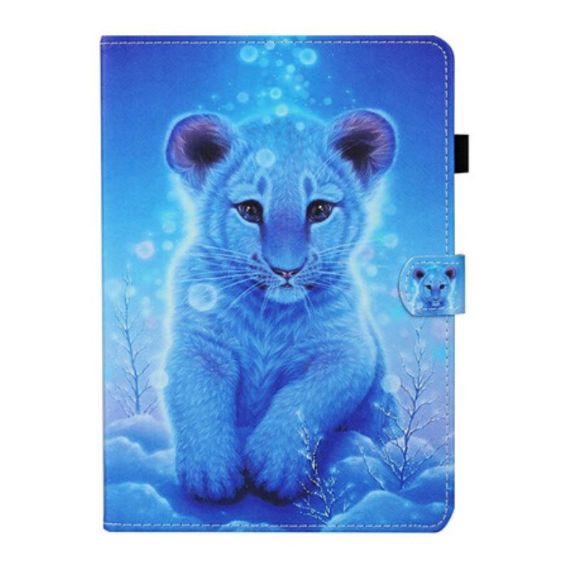 Flip Cover iPad 10.2" (2020) (2019) Baby Tiger