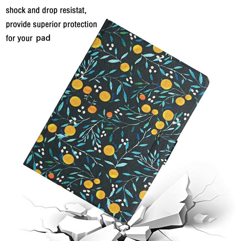 Flip Cover iPad 10.2" (2020) (2019) Blomster