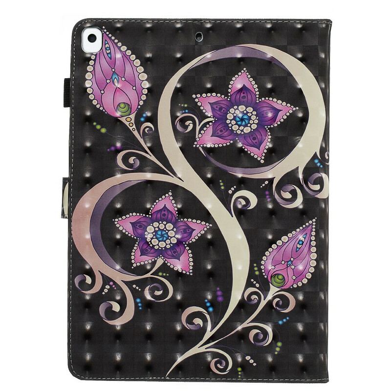 Flip Cover iPad 10.2" (2020) (2019) Blomster