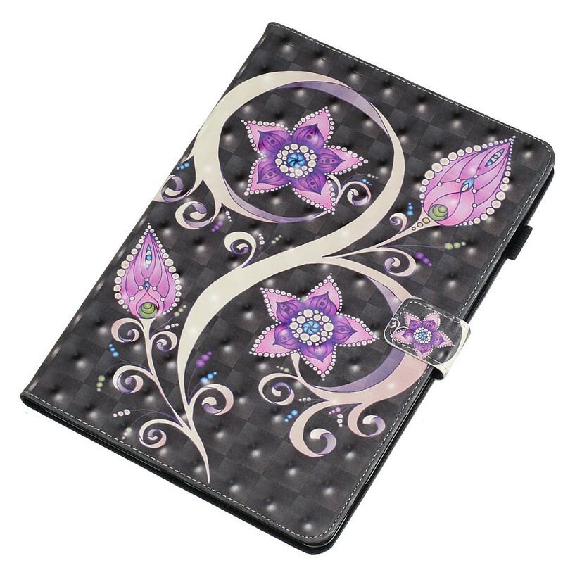 Flip Cover iPad 10.2" (2020) (2019) Blomster
