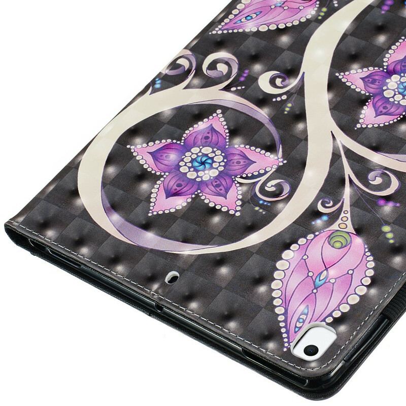 Flip Cover iPad 10.2" (2020) (2019) Blomster