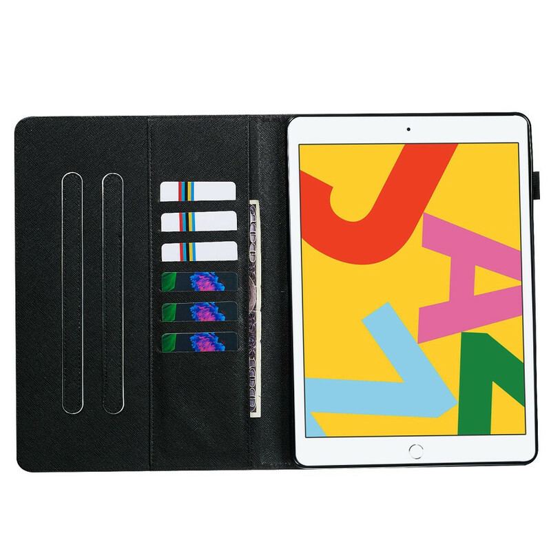 Flip Cover iPad 10.2" (2020) (2019) Blomster