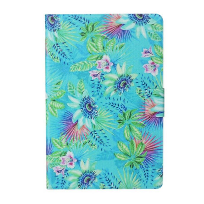 Flip Cover iPad 10.2" (2020) (2019) Blomster Og Blade