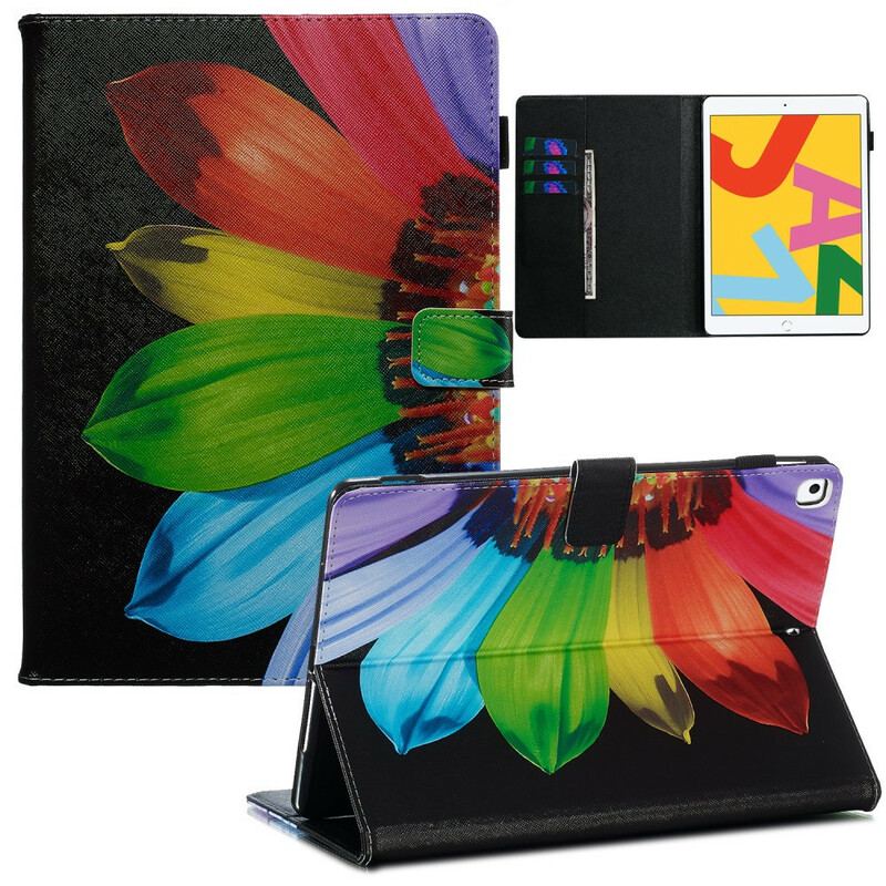 Flip Cover iPad 10.2" (2020) (2019) Blomsterfarve