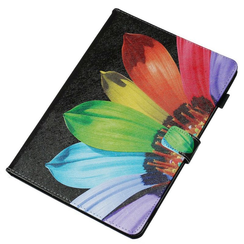 Flip Cover iPad 10.2" (2020) (2019) Blomsterfarve