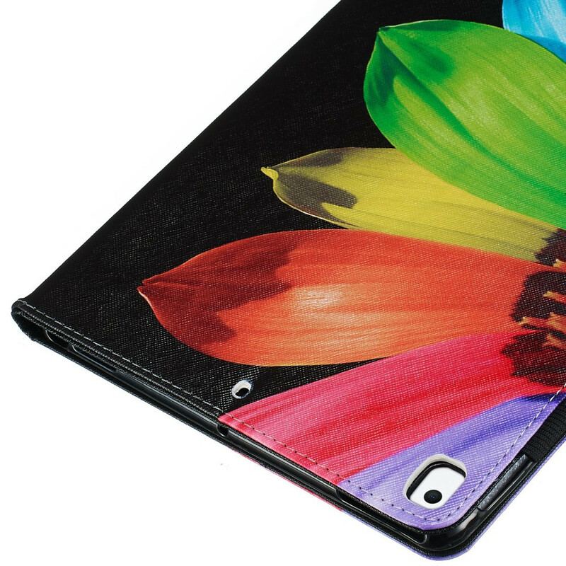 Flip Cover iPad 10.2" (2020) (2019) Blomsterfarve