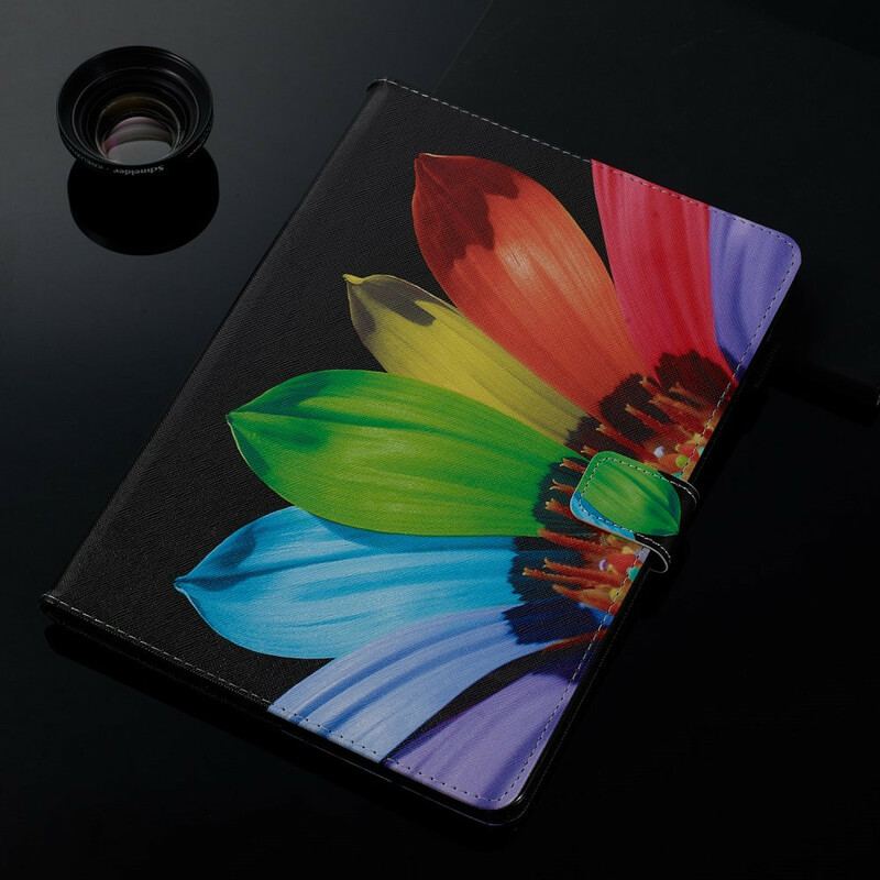 Flip Cover iPad 10.2" (2020) (2019) Blomsterfarve