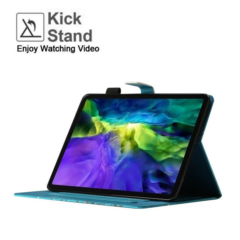 Flip Cover iPad 10.2" (2020) (2019) Blomstrende Grene