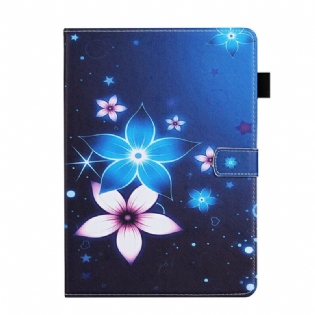 Flip Cover iPad 10.2" (2020) (2019) Blomstret