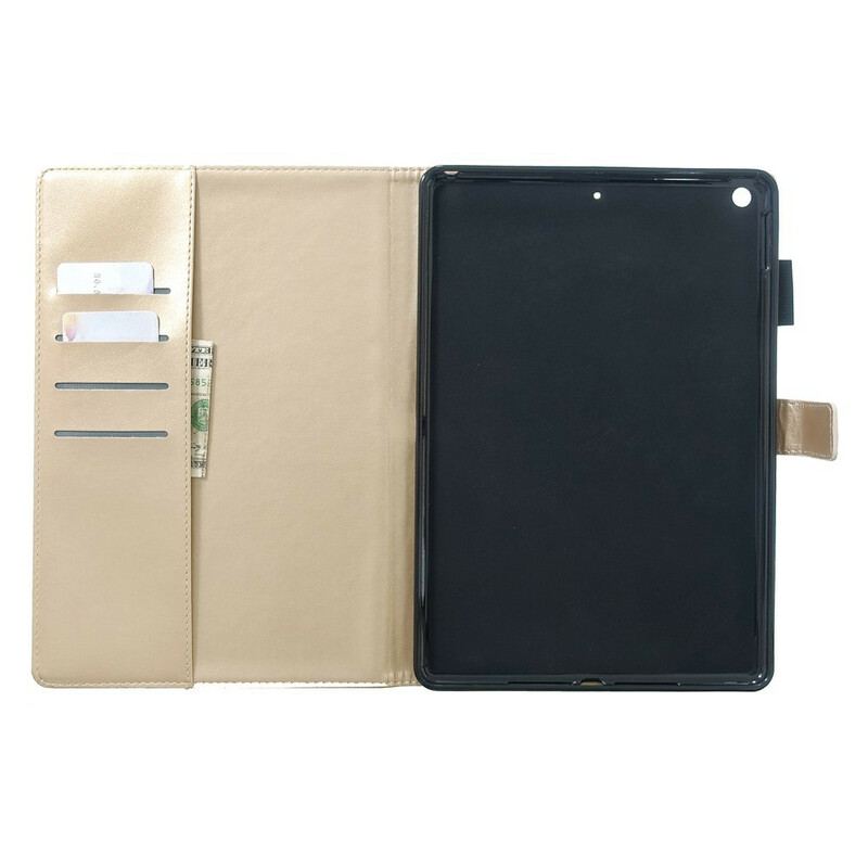 Flip Cover iPad 10.2" (2020) (2019) Diamond Butterflies Lædereffekt