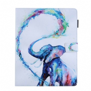 Flip Cover iPad 10.2" (2020) (2019) Elefant Kunst