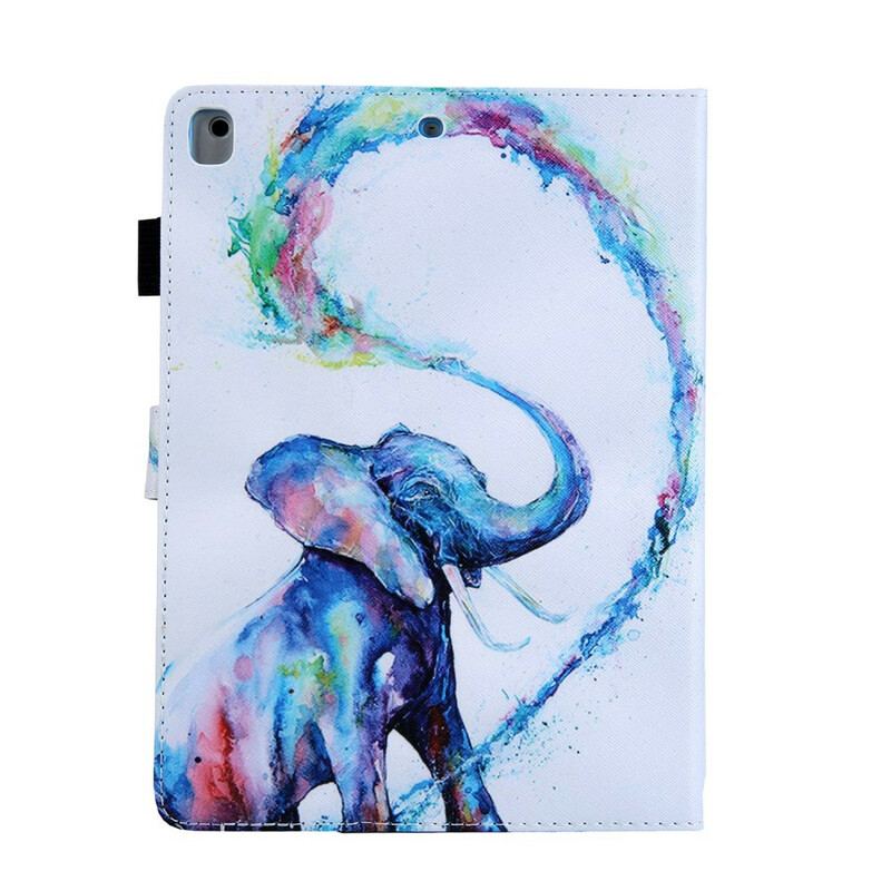 Flip Cover iPad 10.2" (2020) (2019) Elefant Kunst