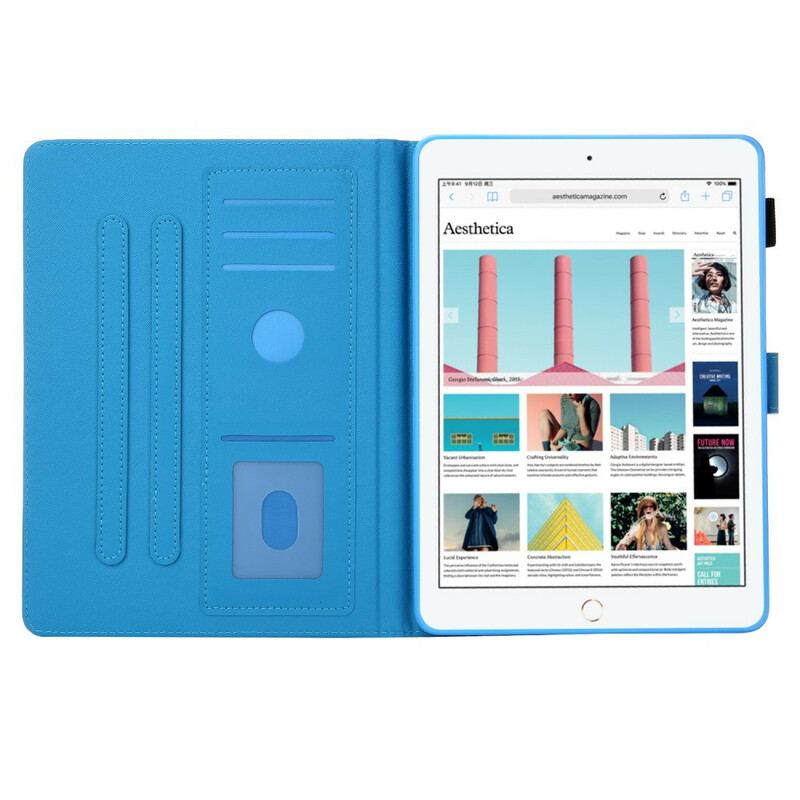 Flip Cover iPad 10.2" (2020) (2019) Elefant Kunst