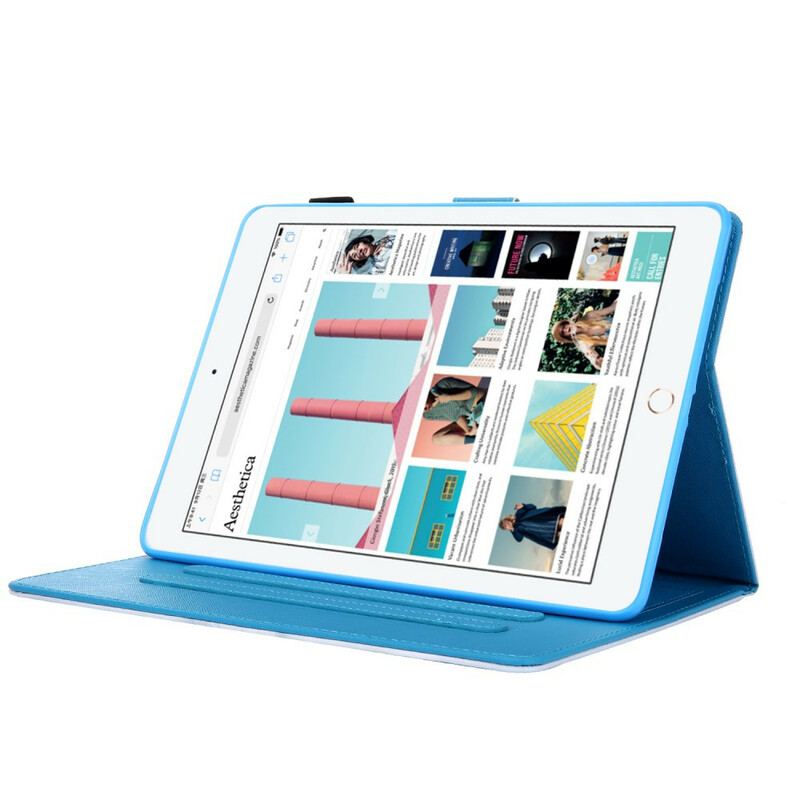 Flip Cover iPad 10.2" (2020) (2019) Funky Ananas