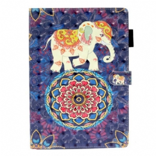 Flip Cover iPad 10.2" (2020) (2019) Indiske Elefanter