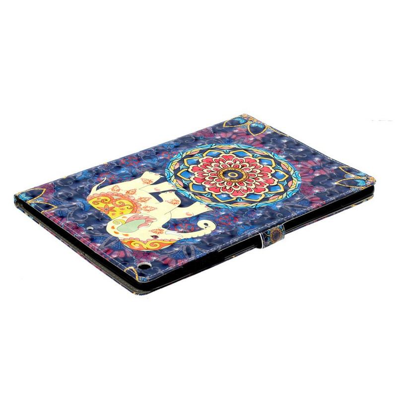 Flip Cover iPad 10.2" (2020) (2019) Indiske Elefanter