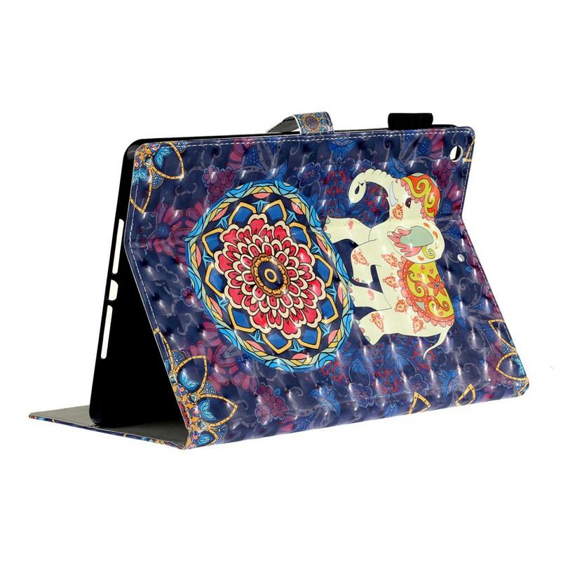 Flip Cover iPad 10.2" (2020) (2019) Indiske Elefanter