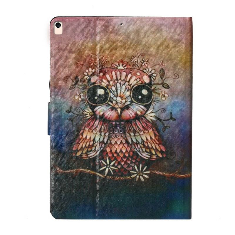 Flip Cover iPad 10.2" (2020) (2019) Kunstnerisk Ugle