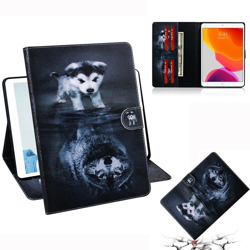 Flip Cover iPad 10.2" (2020) (2019) Lille Hund