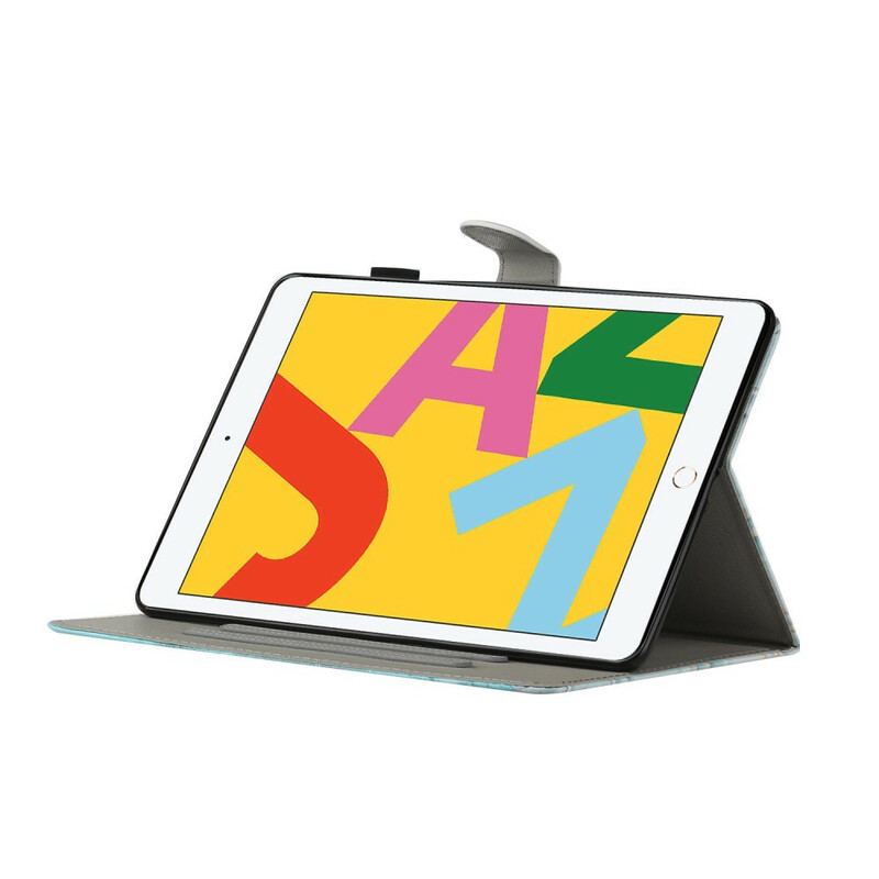 Flip Cover iPad 10.2" (2020) (2019) Magisk Sommerfugl