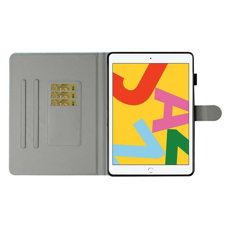 Flip Cover iPad 10.2" (2020) (2019) Magisk Sommerfugl