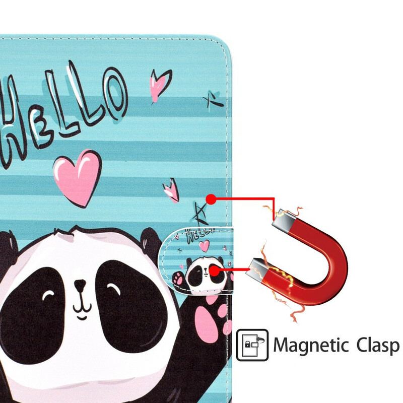 Flip Cover iPad 10.2" (2020) (2019) Panda